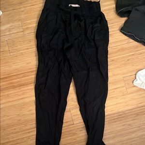 Black High-Waisted Pants